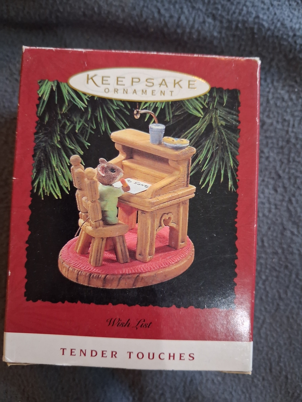 Hallmark Wish List Mouse Ornament